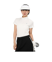 トミーアーマー(Tommy Armour)ゴルフウェア 吸汗速乾 ゴルフ 半袖 ジャガードモックネックシャツ TANB25S070022 WHT