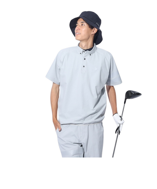 ハーレー（HURLEY）ゴルフウェア 防風 軽量 レインウェア 半袖ポロシャツ PHANTOMEN MJK2200009-LGY