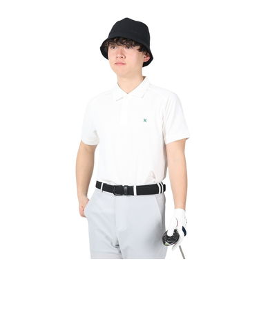 ハーレー（HURLEY）ゴルフウェア 吸汗速乾 PIQUE 半袖 ポロシャツ MKT2200005-OWHT