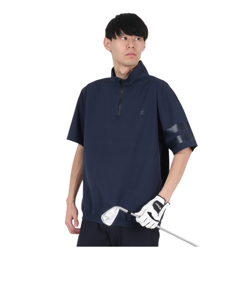 ハーレー（HURLEY）ゴルフウェア レインウェア 撥水 防水 耐水 半袖プルオーバー ファントムレイン MJK2200003-OBS