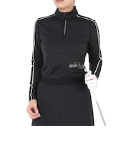 J.LINDEBERGゴルフウェア Adiola Quarter ハーフジップ長袖シャツ 072-33110-019