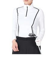 J.LINDEBERG（J.LINDEBERG）ゴルフウェア Lina Quarter ハーフジップ 長袖ハイネックウェア 072-23111-004