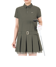 ROSASENゴルフウェア 半袖 ナイロン ワンピース 048-63541-25SS-018
