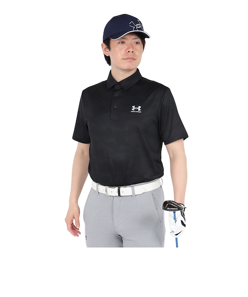 アンダーアーマー（UNDER ARMOUR）ゴルフウェア アーマードライ カモ 半袖 ポロシャツ 6001248 001