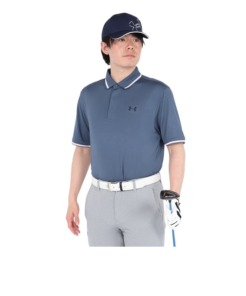 アンダーアーマー（UNDER ARMOUR）ゴルフウェア プレーオフ3.0 半袖 リブポロシャツ 1388156 044