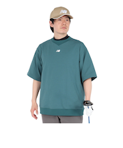 ニューバランス（new balance）ゴルフウェア スウェット 半袖 クルーネック プルオーバー 012-5164001-182