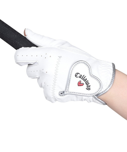 キャロウェイ（CALLAWAY）ゴルフグローブ 両手用 NailDualWMS25 5325156 WHT
