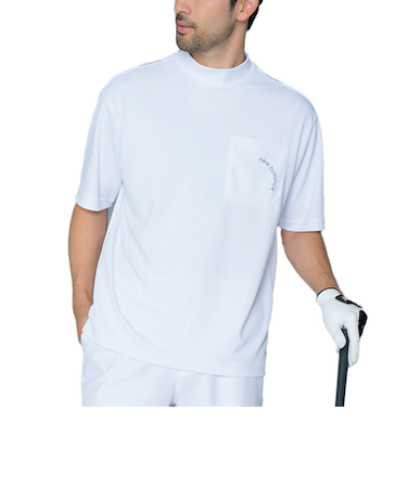 ニューバランス（new balance）ゴルフウェア 半袖モックネックポケットポロ 012-5166017-030