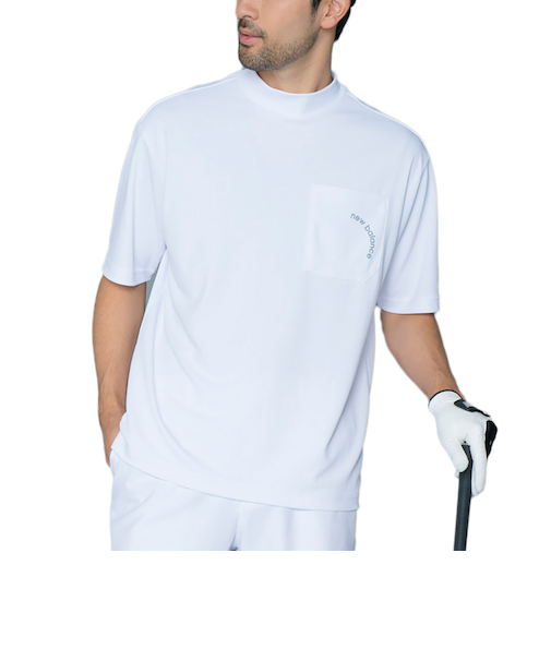 ニューバランス（new balance）ゴルフウェア 半袖モックネックポケットポロ 012-5166017-030