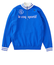 ルコックスポルティフ（lecoqsportif）ゴルフウェア ストレッチフォーサー 長袖 裏地付き防風セーター LG4FST30M BL00