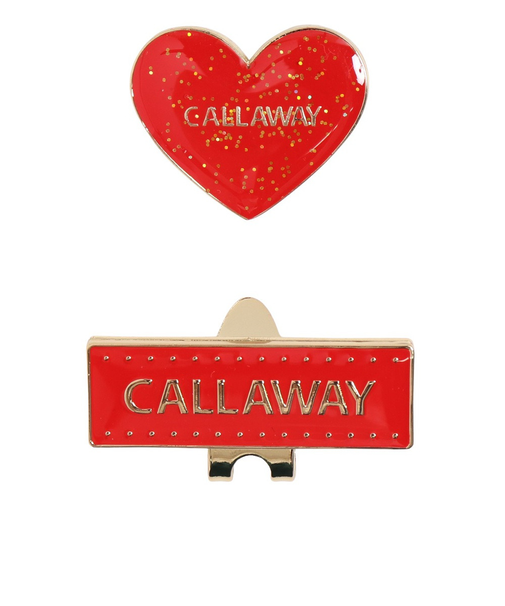 キャロウェイ（CALLAWAY）ゴルフマーカー ラブキャロウェイ 25 5925203 RED