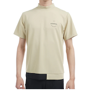 アドミラル ゴルフ（Admiral GOLF）ゴルフウェア 接触冷感 半袖 ミニワッフル モックネックシャツ ADMA507-SND