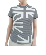 アドミラル ゴルフ（Admiral GOLF）ゴルフウェア 半袖 スパッシー ユニオンジャックモックシャツ ADLA516-NVY