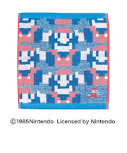 マルシン（MARUSHIN）エンドパターン ウォッシュタオル 4485009900 スーパーマリオ