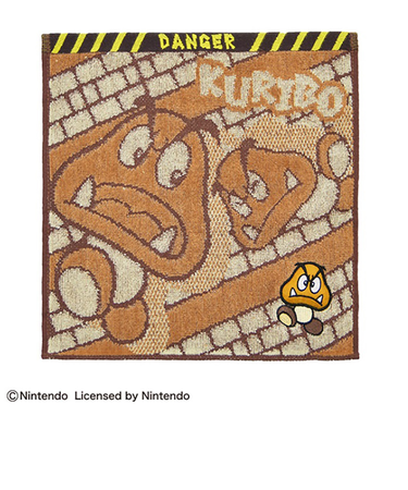 マルシン（MARUSHIN）くりっとクリボー ミニタオル 4485007800 スーパーマリオ