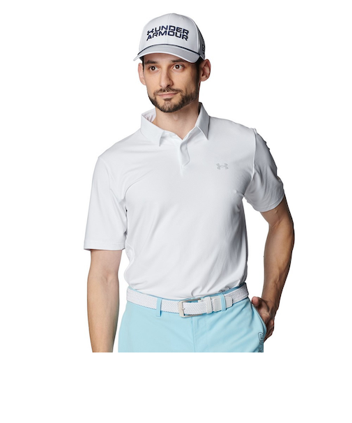 アンダーアーマー（UNDER ARMOUR）ゴルフウェア ドライブチル 半袖 ポロシャツ 1389596 100