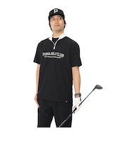 プーマ(PUMA)ゴルフウェア 吸汗速乾 半袖 ハーフジップポロシャツ 635495-01