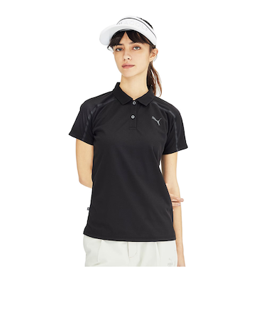プーマ（PUMA）ゴルフウェア SB バックプリント ライン 半袖 ポロシャツ 633369-01