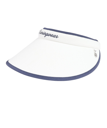 マンシング（MUNSING）ゴルフ 和紙オックス素材 クリップバイザー MG5SCP50L WH00