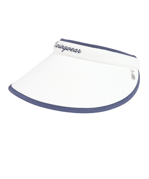 マンシング（MUNSING）ゴルフ 和紙オックス素材 クリップバイザー MG5SCP50L WH00