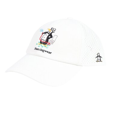 マンシング（MUNSING）ゴルフ キャラクターペンギン柄 クーリングキャップ MG5SCP21M WH00