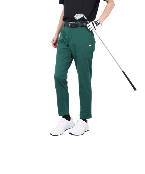 ルコックスポルティフ（lecoqsportif）ゴルフウェア ストレッチフォーサー 9分丈ツイルテーパードパンツ LG4FLP50M GR00