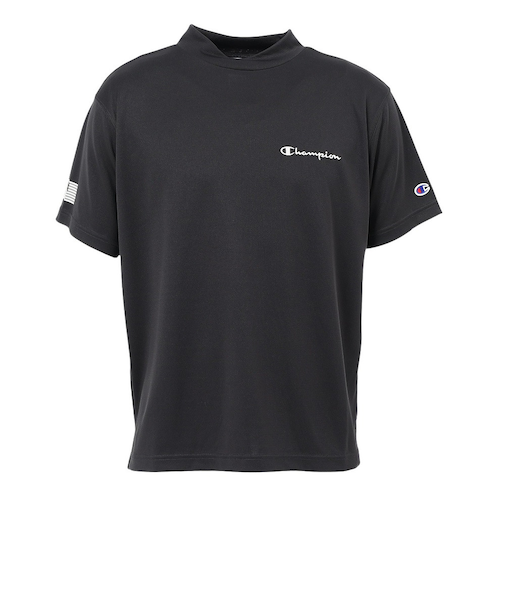 チャンピオン（CHAMPION）ゴルフウェア 速乾 半袖 モックネックシャツ C3-BG323 090