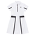 ルコックスポルティフ（lecoqsportif）ゴルフウェア カラーブロック半袖ワンピース LG5SOP00L WH00