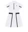 ルコックスポルティフ（lecoqsportif）ゴルフウェア カラーブロック半袖ワンピース LG5SOP00L WH00