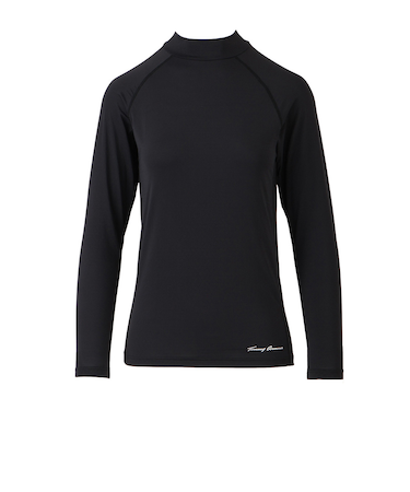 トミーアーマー（Tommy Armour）ゴルフウェア 接触冷感 長袖 モックネックシャツ TAGC25S080022 BLK