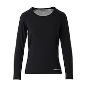 トミーアーマー(Tommy Armour)ゴルフウェア 接触冷感 長袖 Uネックシャツ TAGC25S080023 BLK