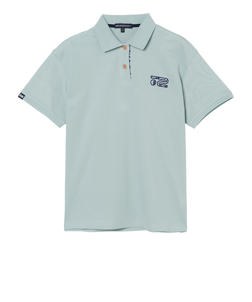 ROSASENゴルフウェア 吸水速乾 接触冷感 コットン 半袖ポロシャツ 045-23441-25SS-023