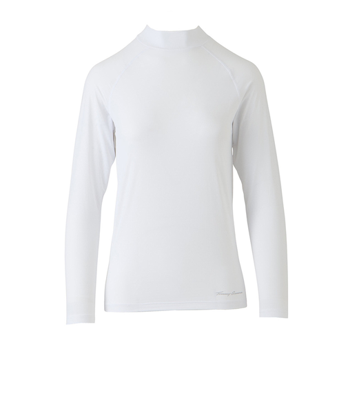 トミーアーマー(Tommy Armour)ゴルフウェア 接触冷感 長袖 モックネックシャツ TAGC25S080022 WHT