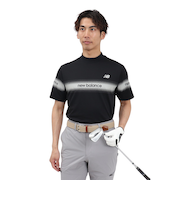 ニューバランス（new balance）ゴルフウェア UV 防透け 半袖 モックネック プルオーバー 012-5166012-010