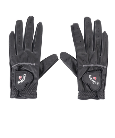 キャロウェイ（CALLAWAY）両手用 ネイル デュアル グローブ ゴルフグローブ 5325160NailDualWMS25BLK