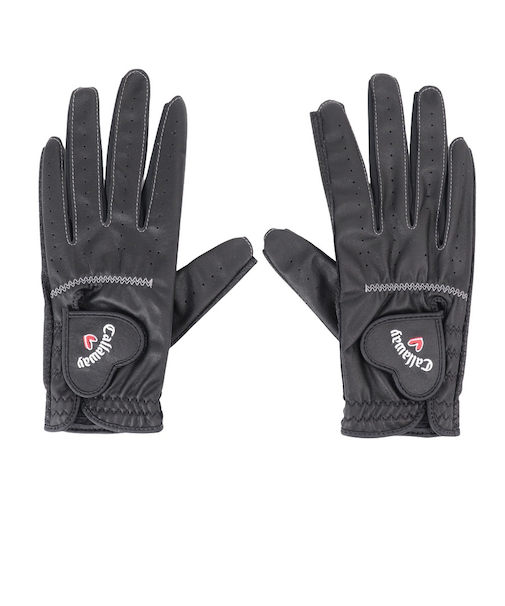 キャロウェイ（CALLAWAY）両手用 ネイル デュアル グローブ ゴルフグローブ 5325160NailDualWMS25BLK