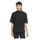 アディダス（adidas）ゴルフウェア 吸湿 スリーストライプス ボックスシルエット 半袖 モックネックシャツ KTI91-JF4607BLK