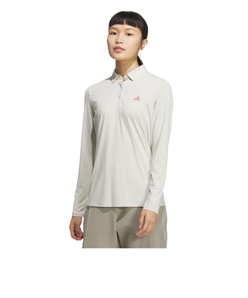 アディダス（adidas）ゴルフウェア 吸湿 AEROREADY 長袖 ポロシャツ KTI95-JF4620ALM