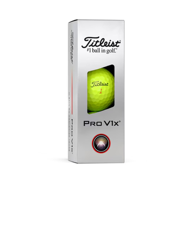 タイトリスト（TITLEIST）PRO V1X YEL 3P ゴルフボール T2149S-3PJ スリーブ(3個入り)