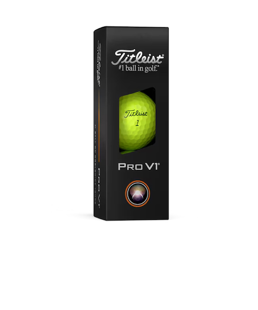 タイトリスト（TITLEIST）PRO V1 YEL 3P ゴルフボール T2129S-3PJ スリーブ(3個入り)