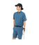 ハーレー（HURLEY）ゴルフウェア 軽量 通気性 ファントム メッシュ アイコン 半袖 モックネックシャツ MGPS251111-BLU