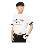 ROSASEN（ROSASEN）ゴルフウェア 吸水速乾 ストレッチカノコインレー 半袖 モックネック 044-22741-005-24AW