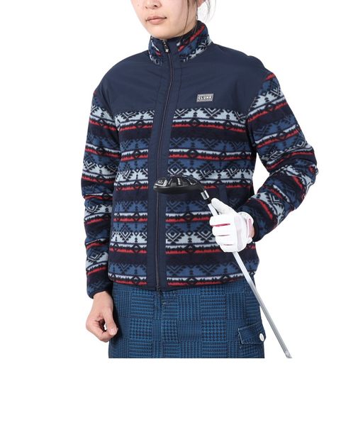 クランク（CLUNK）ゴルフウェア アウター 撥水 吸湿発熱 フリースジャケット CL5QUY18 NVY