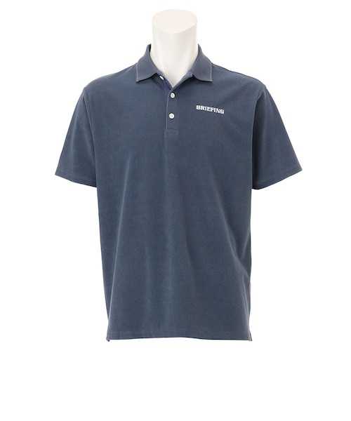 ブリーフィング(BRIEFING)ゴルフウェア 接触冷感 UVカット パイル半袖ポロシャツ BRG251ME1-073(Men… ブリーフィング（BRIEFING）ゴルフウェア 接触冷感 UVカット パイル