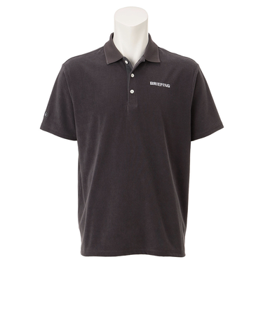 ブリーフィング（BRIEFING）ゴルフウェア 接触冷感 UVカット パイル半袖ポロシャツ BRG251ME1-017