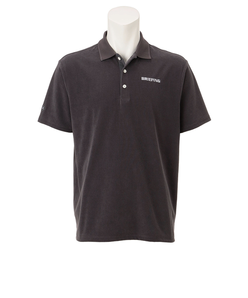 ブリーフィング（BRIEFING）ゴルフウェア 接触冷感 UVカット パイル半袖ポロシャツ BRG251ME1-017