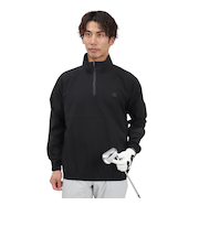 ハーレー（HURLEY）ゴルフウェア アウター 撥水 防風 ファントム レイン 長袖 プルオーバー MGRN251098-BLK