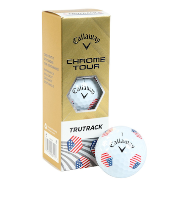 キャロウェイ（CALLAWAY）ゴルフボール クロムツアー CHRM TOUR 24 TRUTRK USA 3B スリーブ(3個入り)