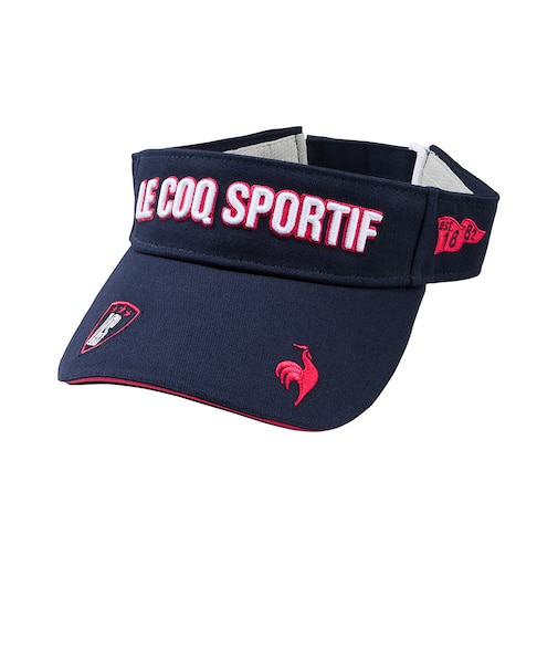 ルコックスポルティフ（lecoqsportif）ゴルフ 定番ロゴサンバイザー LG5SCP50L NV01