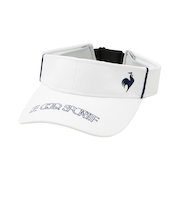 ルコックスポルティフ（lecoqsportif）ゴルフ コンフィーフィットバイザー LG5SCP52L WH00